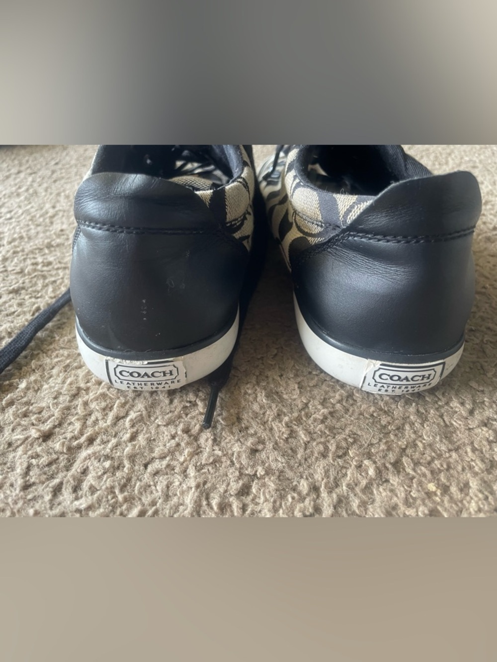 Coach low top sneakers size 7M - READ - Picture 6 of 10